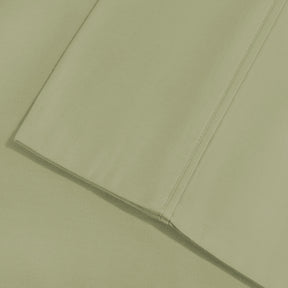  Superior Solid Cotton Blend Pillowcase Set - Sage