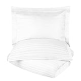 Egyptian Cotton 300 Thread Count Stripe Duvet Cover - Egyptian Cotton Duvet Cover Set by Superior Brand