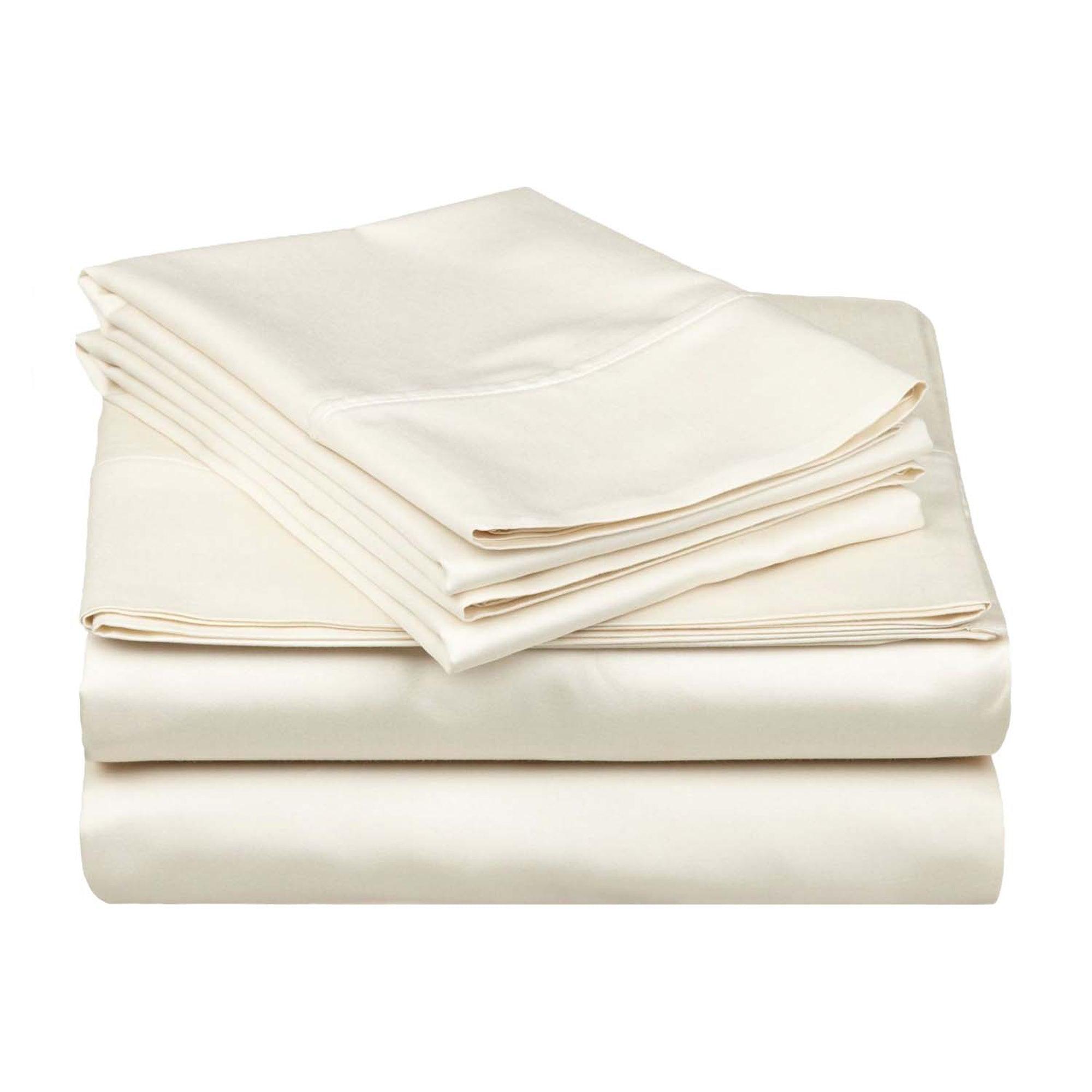 530 Thread Count Egyptian Cotton Sateen Bed Sheet Set - Egyptian Cotton Sheet Set by Superior Brand