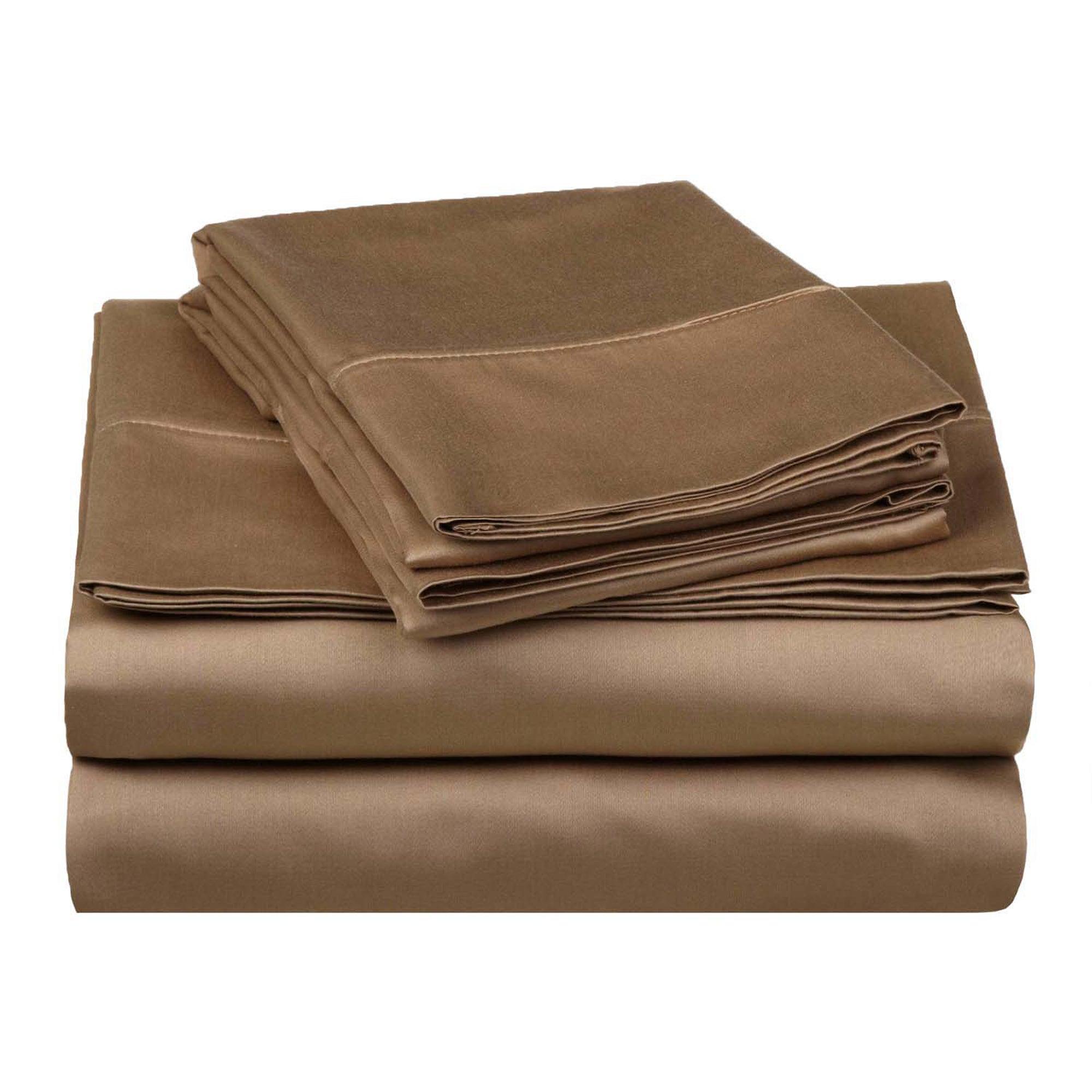 530 Thread Count Egyptian Cotton Sateen Bed Sheet Set - Egyptian Cotton Sheet Set by Superior Brand