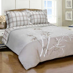 100% Cotton Reversible Embroidered Duvet Cover Set - Duvet Cover Set by Superior Brand