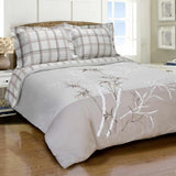 100% Cotton Reversible Embroidered Duvet Cover Set - Duvet Cover Set by Superior Brand