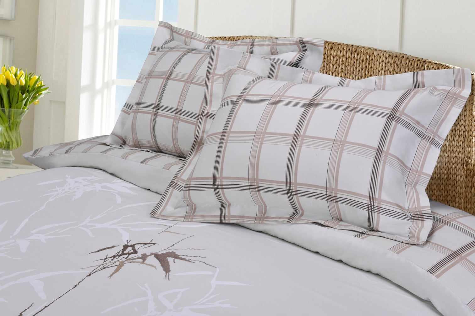 100% Cotton Reversible Embroidered Duvet Cover Set - Duvet Cover Set by Superior Brand