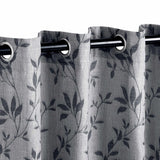 Ghera Jacquard Curtain Panel Set with Grommet Top Header - Semi Sheer Curtains by Superior Brand