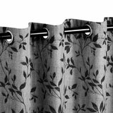 Ghera Jacquard Curtain Panel Set with Grommet Top Header - Semi Sheer Curtains by Superior Brand