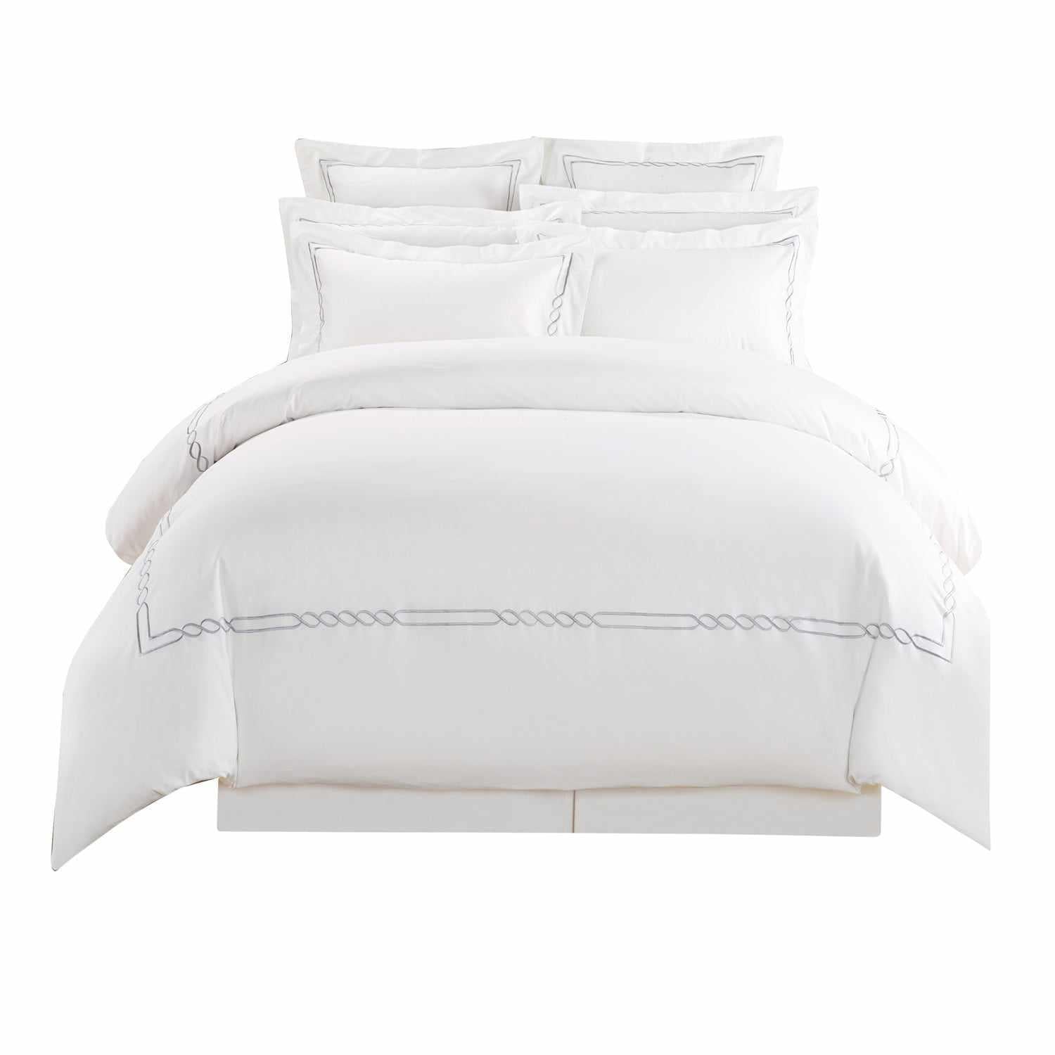 100% Cotton Lorenz Embroidered Duvet Cover Set - Duvet Cover Set by Superior Brand