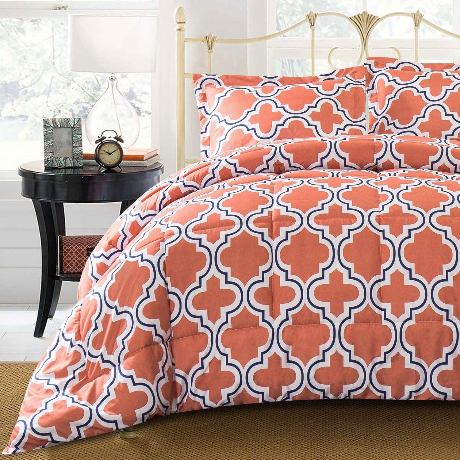 Moroccan Trellis Microfiber Comforter Set - Comforter Set by Superior Brand