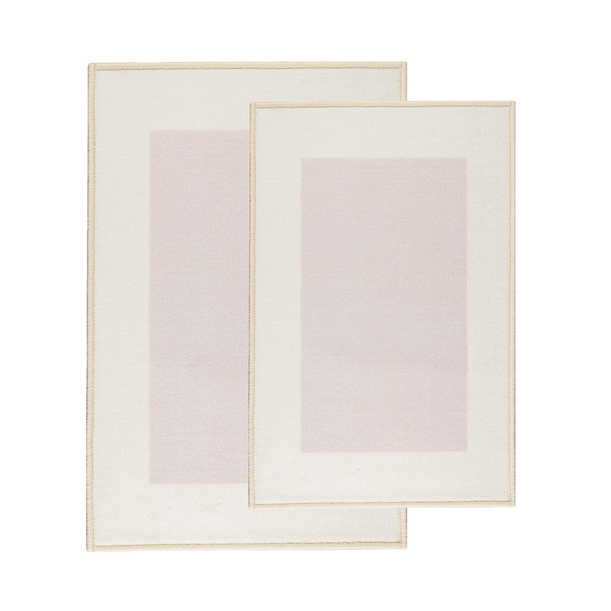 Reno Modern Non-Slip Machine Washable Kitchen & Bath Rug Mat Set - Bath Mats by Superior Brand