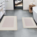 Reno Modern Non-Slip Machine Washable Kitchen & Bath Rug Mat Set - Bath Mats by Superior Brand