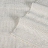 Roma Cotton Ribbed Textured Soft Absorbent 3 Piece Assorted Towel Set - Towel Set by Superior Brand
