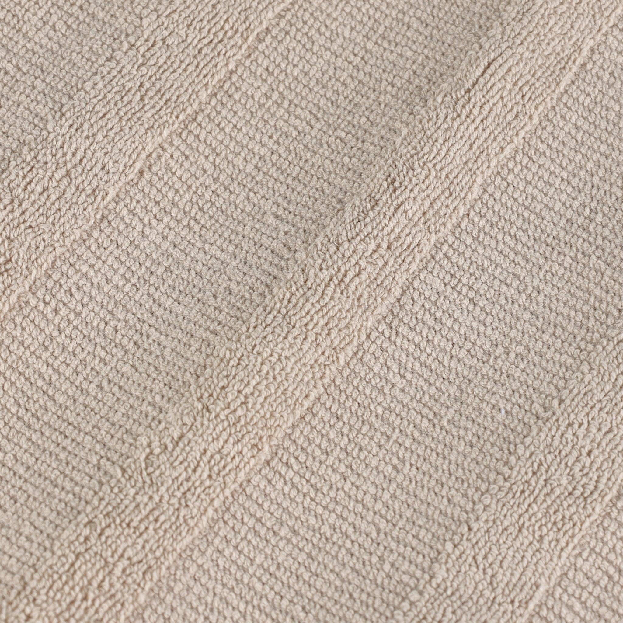 Roma Cotton Ribbed Textured Soft Absorbent 3 Piece Assorted Towel Set - Towel Set by Superior Brand