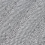 Roma Cotton Ribbed Textured Soft Absorbent 3 Piece Assorted Towel Set - Towel Set by Superior Brand