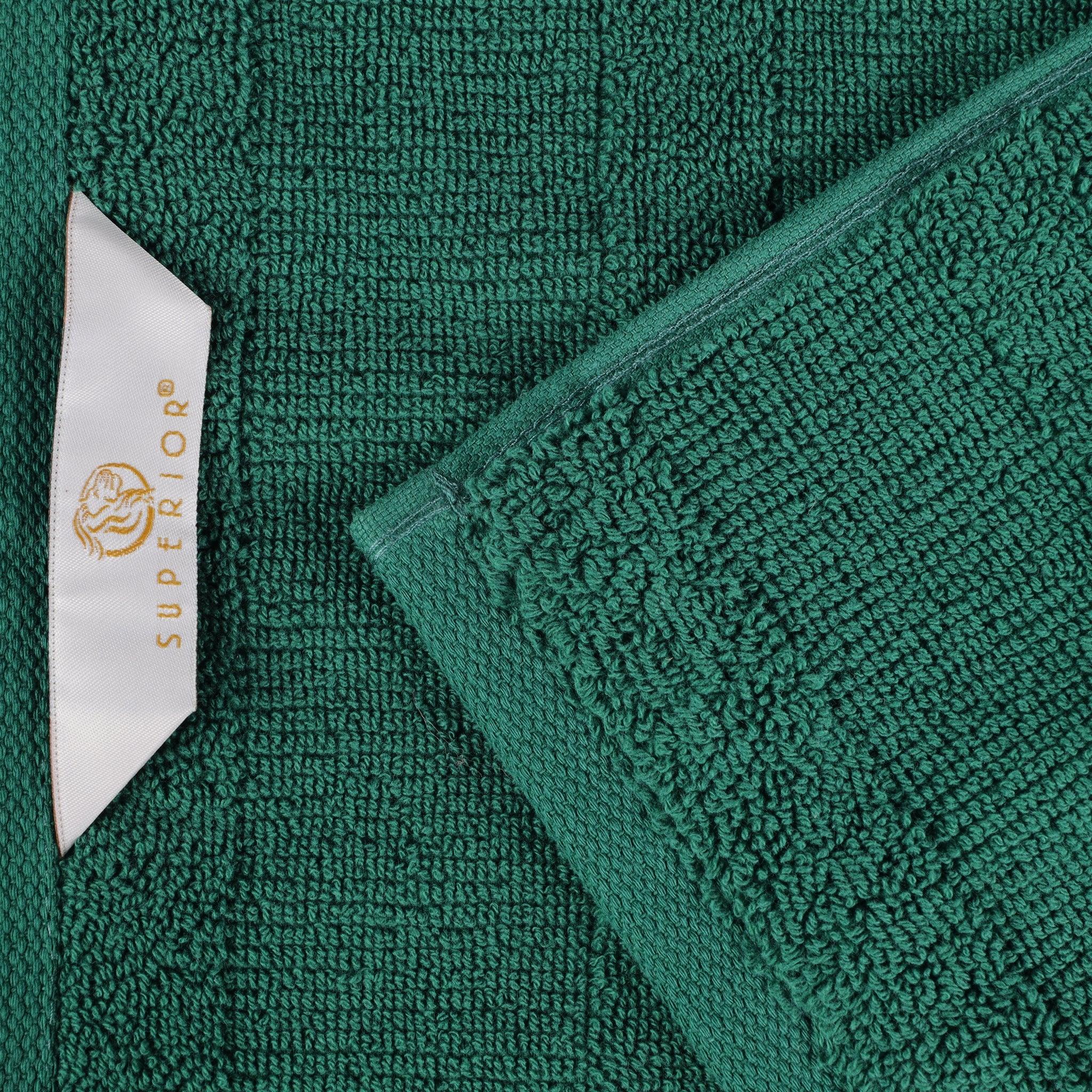 Roma Cotton Ribbed Textured Soft Absorbent 3 Piece Assorted Towel Set - Towel Set by Superior Brand