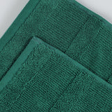 Roma Cotton Ribbed Textured Soft Absorbent 3 Piece Assorted Towel Set - Towel Set by Superior Brand