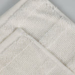 Roma Cotton Ribbed Textured Soft Absorbent 3 Piece Assorted Towel Set - Towel Set by Superior Brand