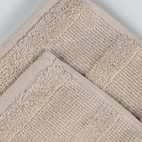 Roma Cotton Ribbed Textured Soft Absorbent 3 Piece Assorted Towel Set - Towel Set by Superior Brand