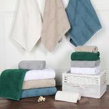 Roma Cotton Ribbed Textured Soft Absorbent 3 Piece Assorted Towel Set - Towel Set by Superior Brand