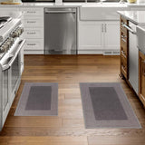 Rome Modern Non-Slip Machine Washable Bath Rug Set - Bath Rugs by Superior Brand