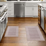 Rome Modern Non-Slip Machine Washable Bath Rug Set - Bath Rugs by Superior Brand