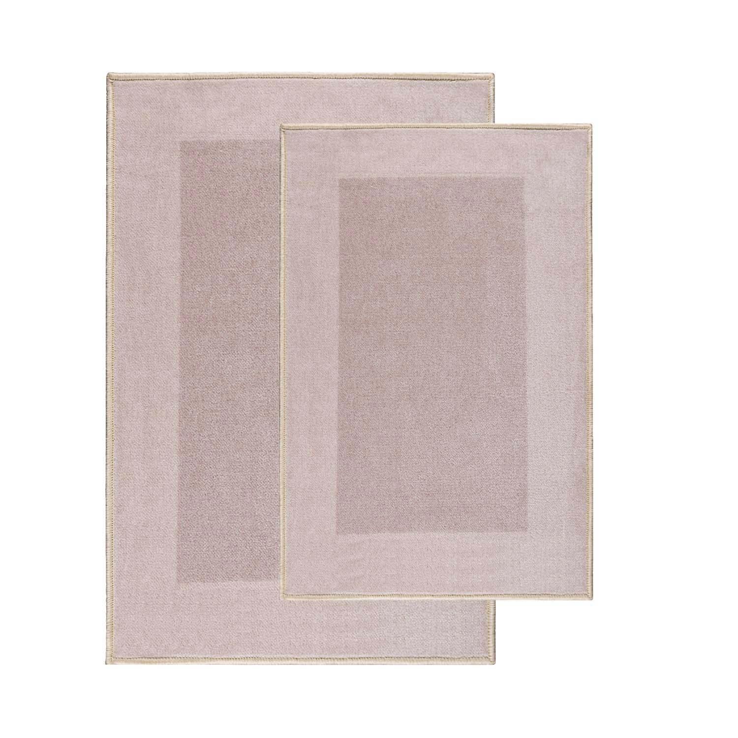 Rome Modern Non-Slip Machine Washable Bath Rug Set - Bath Rugs by Superior Brand