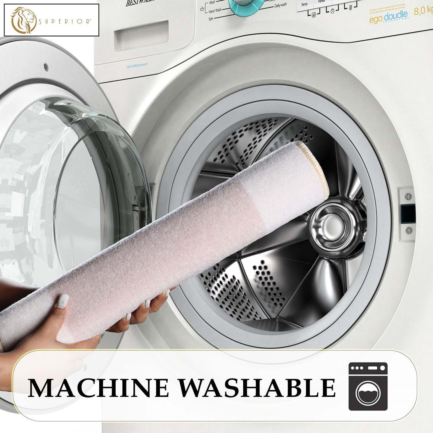 Rome Modern Non-Slip Machine Washable Bath Rug Set - Bath Rugs by Superior Brand