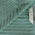 Soho Cotton Ribbed Textured Absorbent Hand and Bath Towel Set - Towel Set by Superior Brand