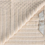 Soho Cotton Ribbed Textured Absorbent Hand and Bath Towel Set - Towel Set by Superior Brand