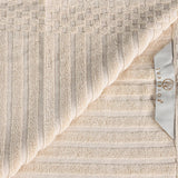 Soho Cotton Ribbed Textured Absorbent Hand and Bath Towel Set - Towel Set by Superior Brand