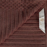 Soho Cotton Ribbed Textured Absorbent Hand and Bath Towel Set - Towel Set by Superior Brand