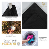 Soho Cotton Ribbed Textured Absorbent Hand Towel and Bath Sheet Set - Towel Set by Superior Brand