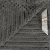 Soho Cotton Ribbed Textured Absorbent Hand Towel and Bath Sheet Set - Towel Set by Superior Brand