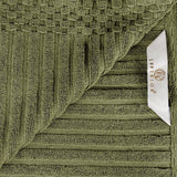 Soho Cotton Ribbed Textured Absorbent Hand Towel and Bath Sheet Set - Towel Set by Superior Brand