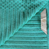 Soho Cotton Ribbed Textured Absorbent Hand Towel and Bath Sheet Set - Towel Set by Superior Brand