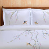 100% Cotton Spring Floral Embroidered Duvet Cover Set - Duvet Cover Set by Superior Brand