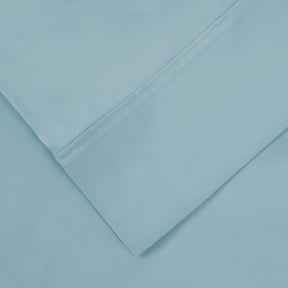 Superior 1000 Thread Count Lyocell Blend Solid Pillowcase Set - Blue