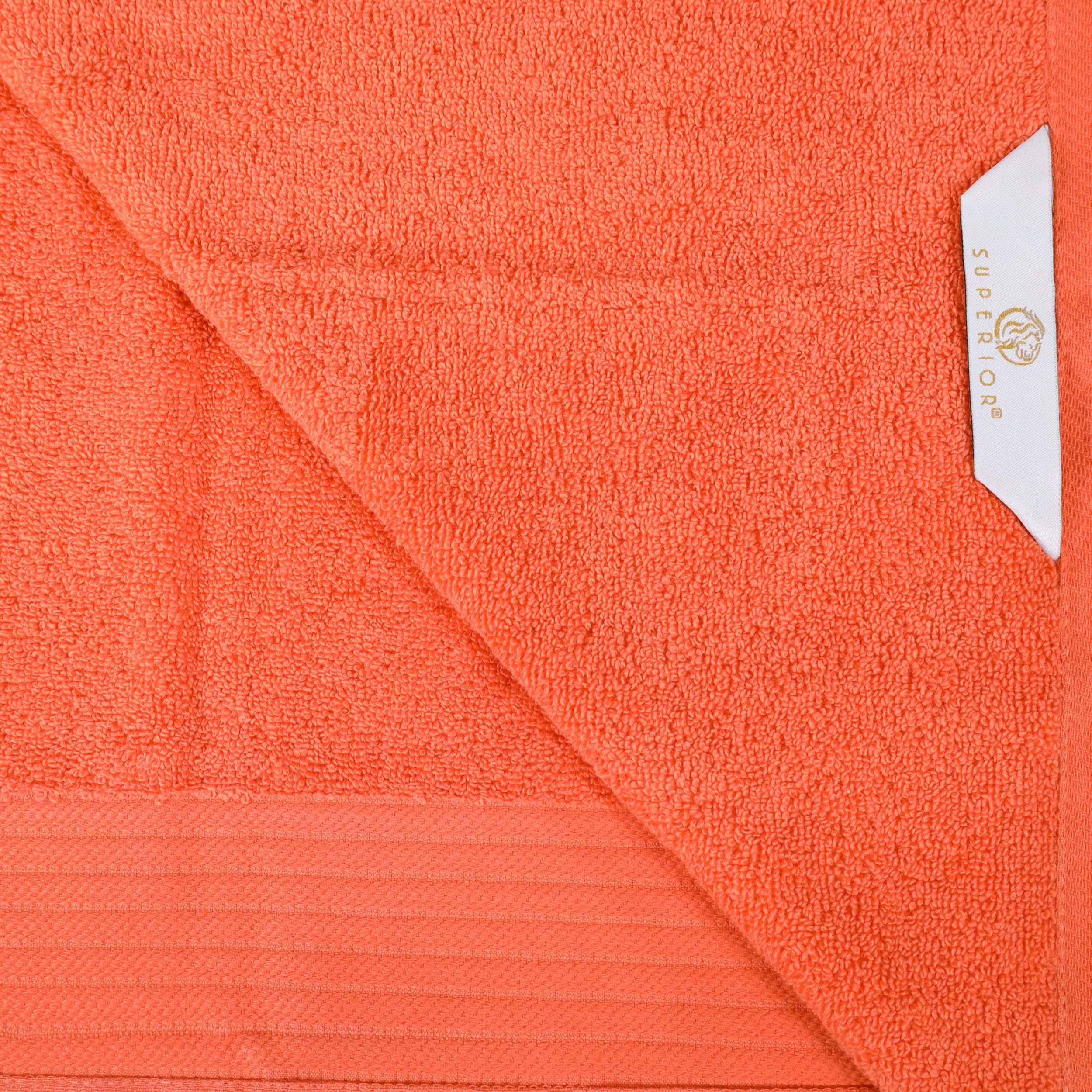 Turkish Cotton Jacquard Herringbone and Solid 4 Piece Bath Towel Set - Bath Towel by Superior Brand