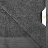 Turkish Cotton Jacquard Herringbone and Solid 4 Piece Bath Towel Set - Bath Towel by Superior Brand