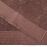 Turkish Cotton Jacquard Herringbone and Solid 4 Piece Bath Towel Set - Bath Towel by Superior Brand