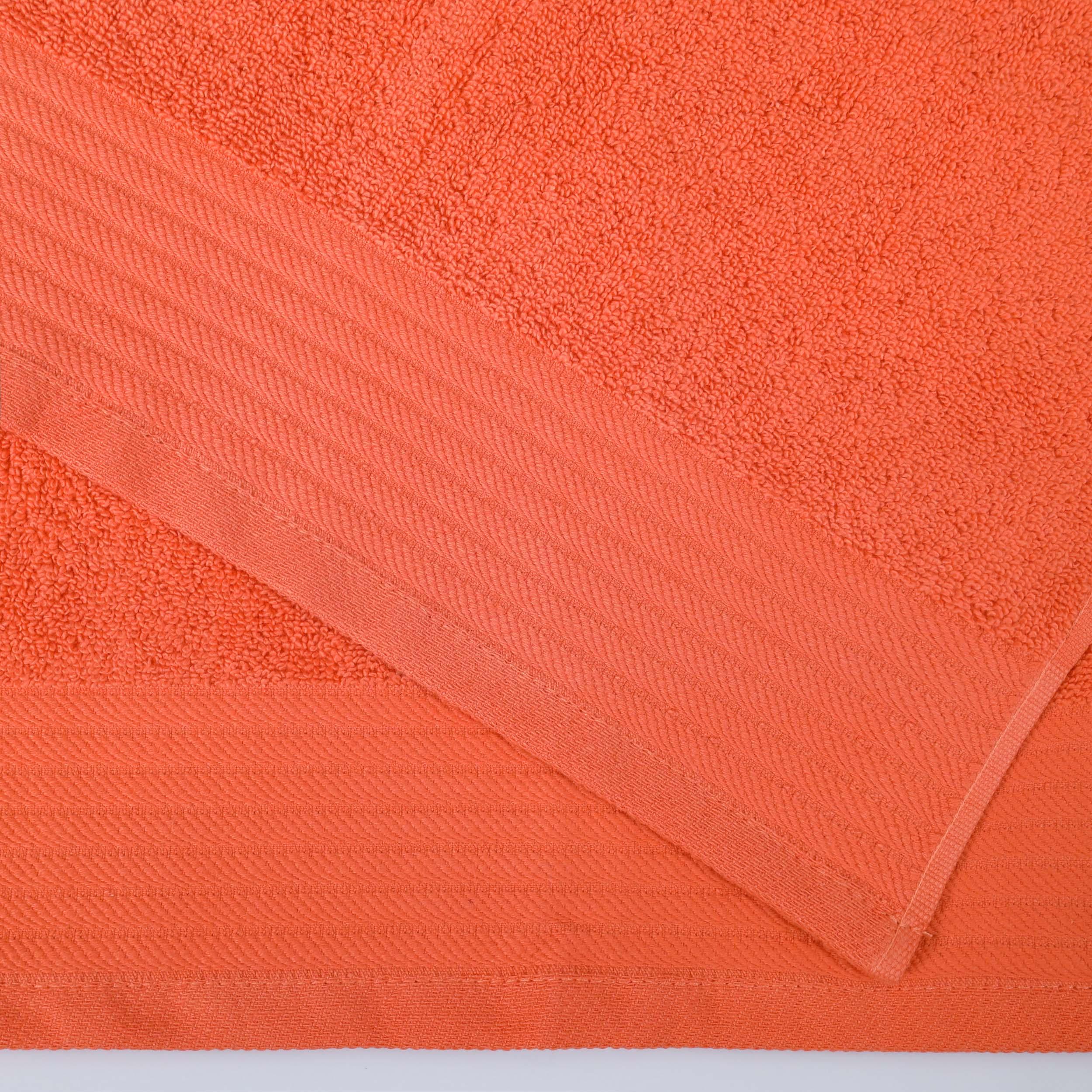 Turkish Cotton Jacquard Herringbone and Solid 4 Piece Bath Towel Set - Bath Towel by Superior Brand