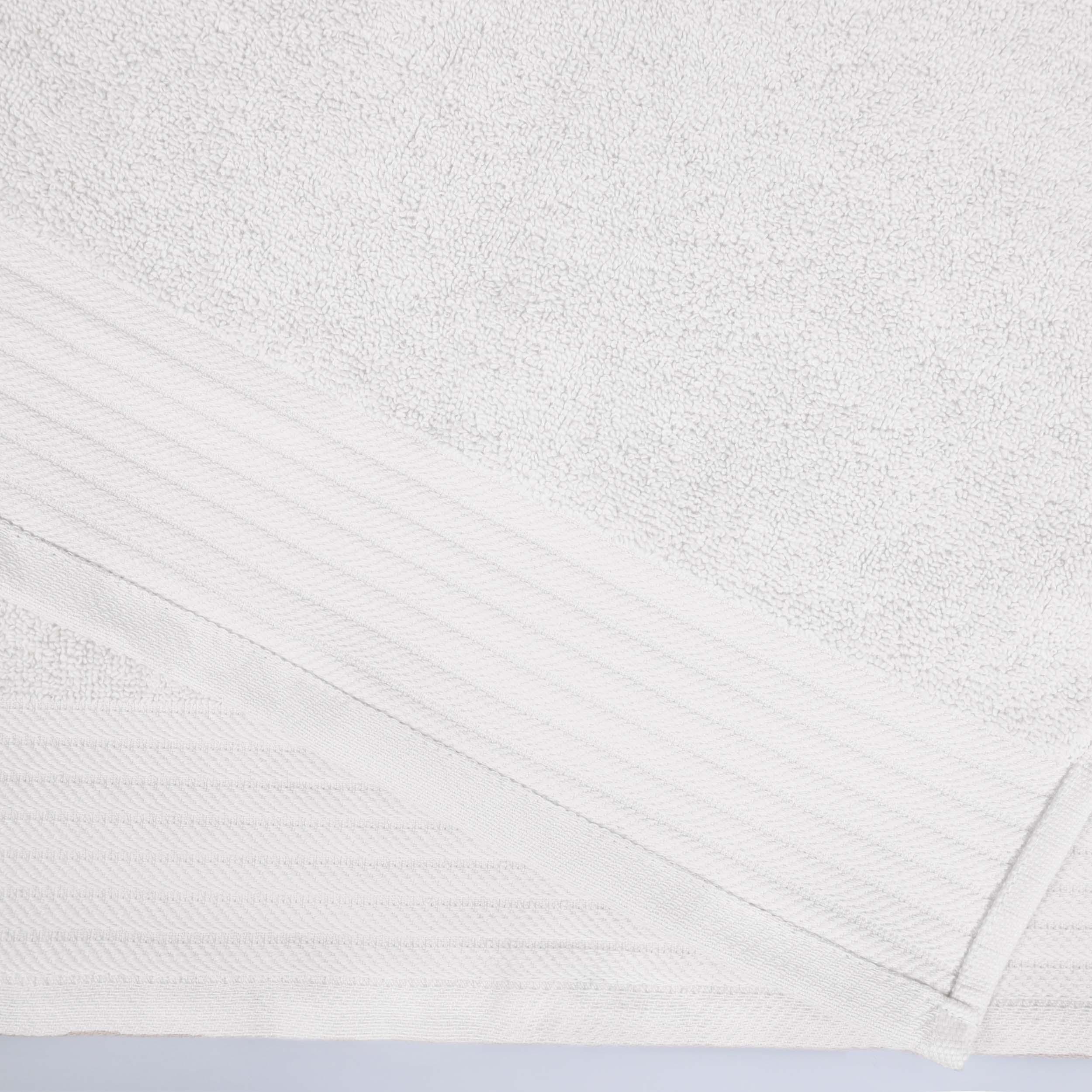 Turkish Cotton Jacquard Herringbone and Solid 8 Piece Towel Set - Towel Set by Superior Brand