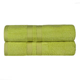 Ultra-Soft Cotton Absorbent Quick-Drying Solid Bath Sheet Set of 2 - Bath Sheet by Superior Brand