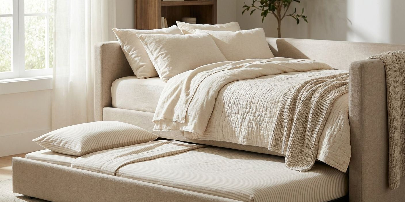 Sheets for daybeds and trundle beds