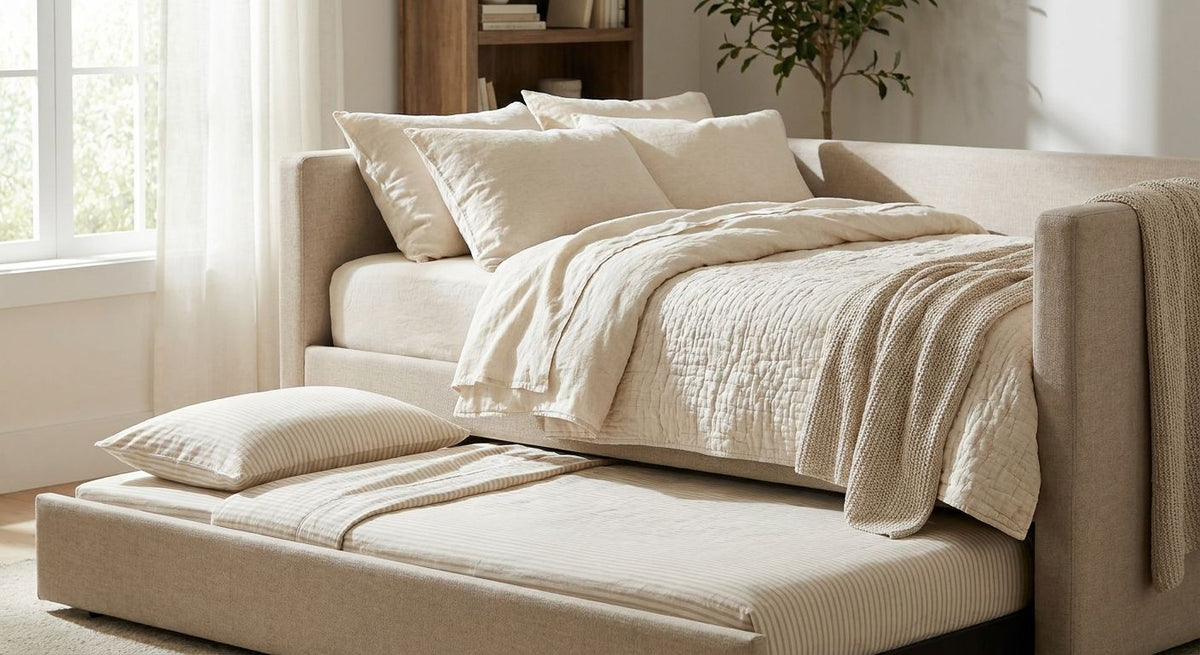 Sheets for daybeds and trundle beds
