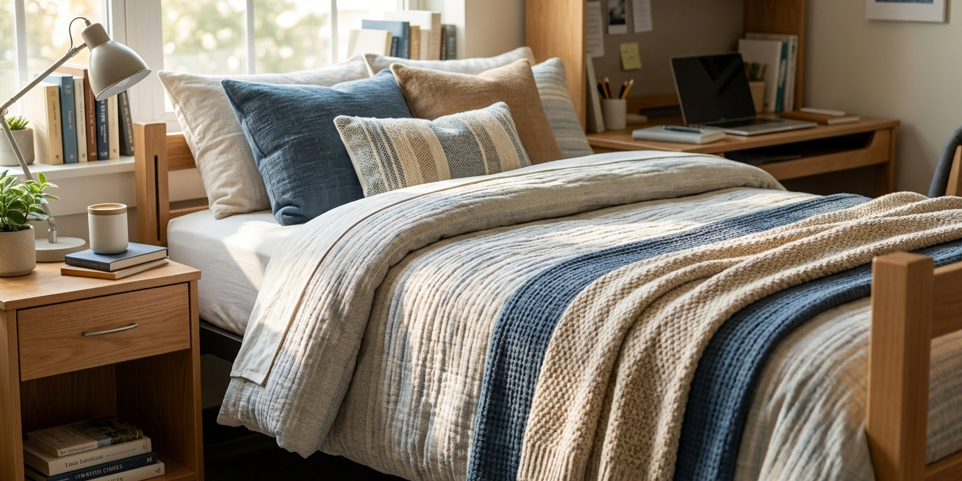 Bedding for college dorm rooms