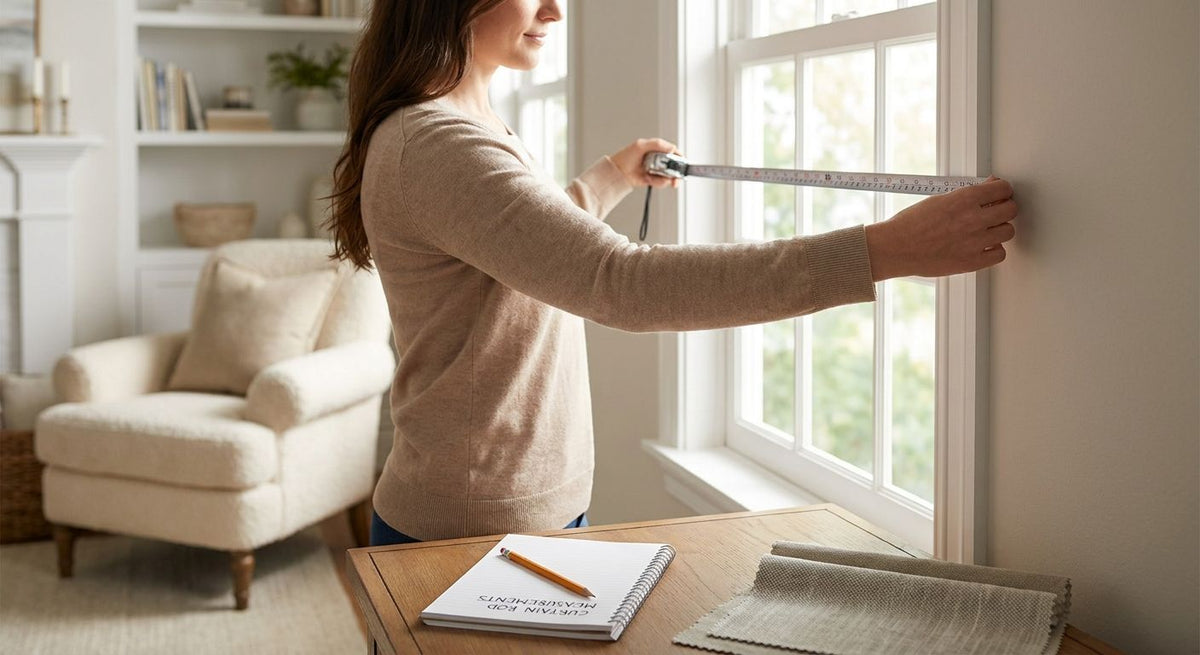 How to choose a curtain rod size and placement