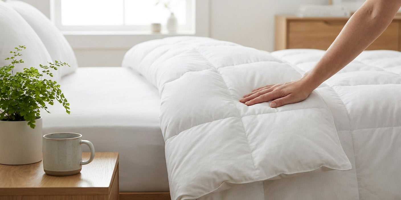 Down alternative duvet inserts for allergy sufferers