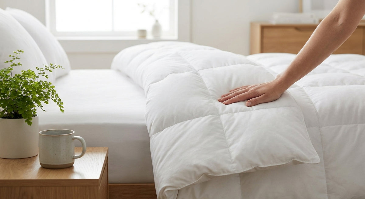 Down alternative duvet inserts for allergy sufferers