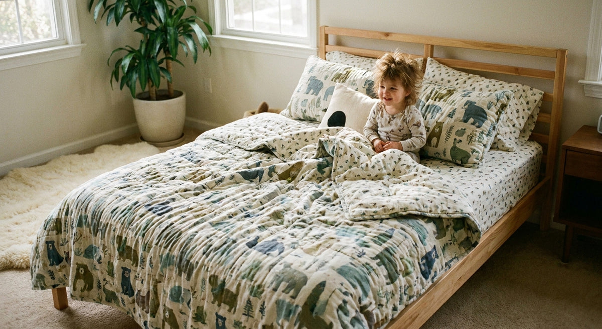 Toddler bedding sets for a big-kid bed