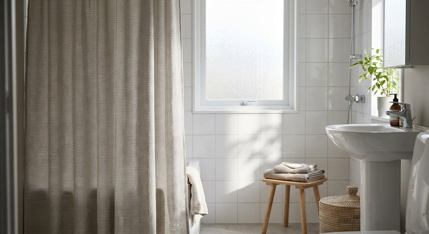 Best shower curtains for a small bathroom
