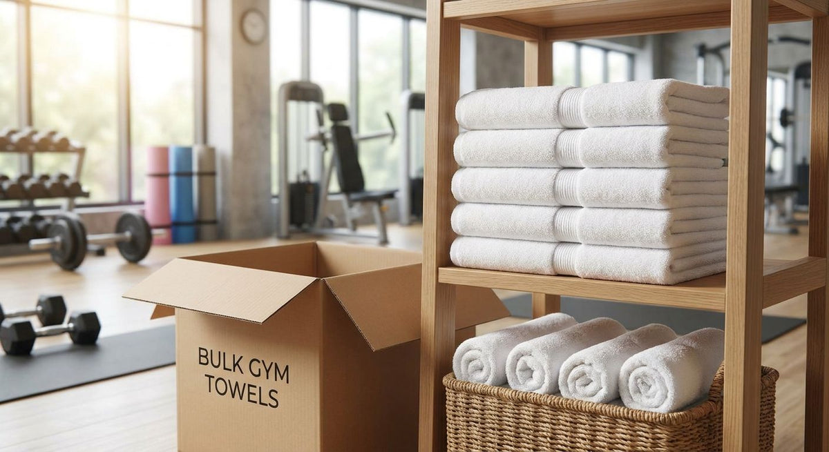 Bulk towels for gyms and fitness studios